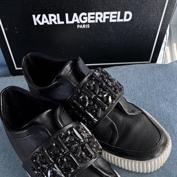 Black platform sneakers - Picture 5 of 13